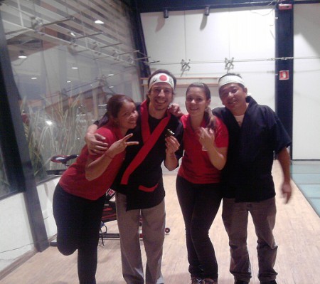 Yurika,Diego,Karina e Cheff Yukio